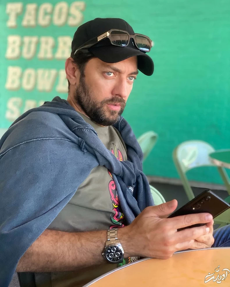 بهرام رادان و همسرش